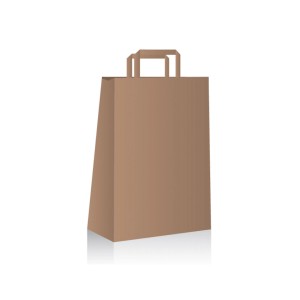 BOLSA DE PAPEL KRAFT RUBI 22X10X30